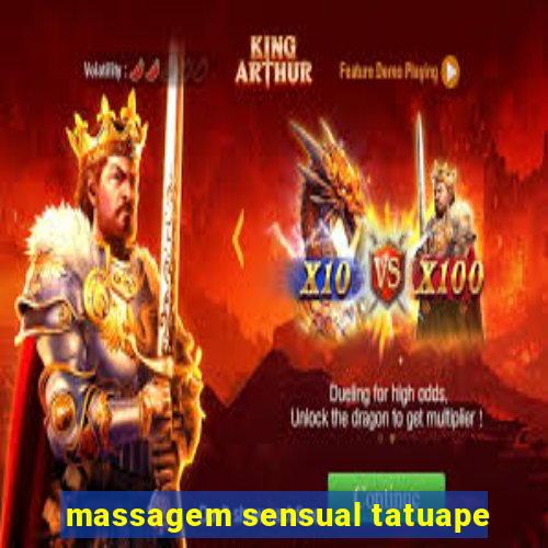 massagem sensual tatuape